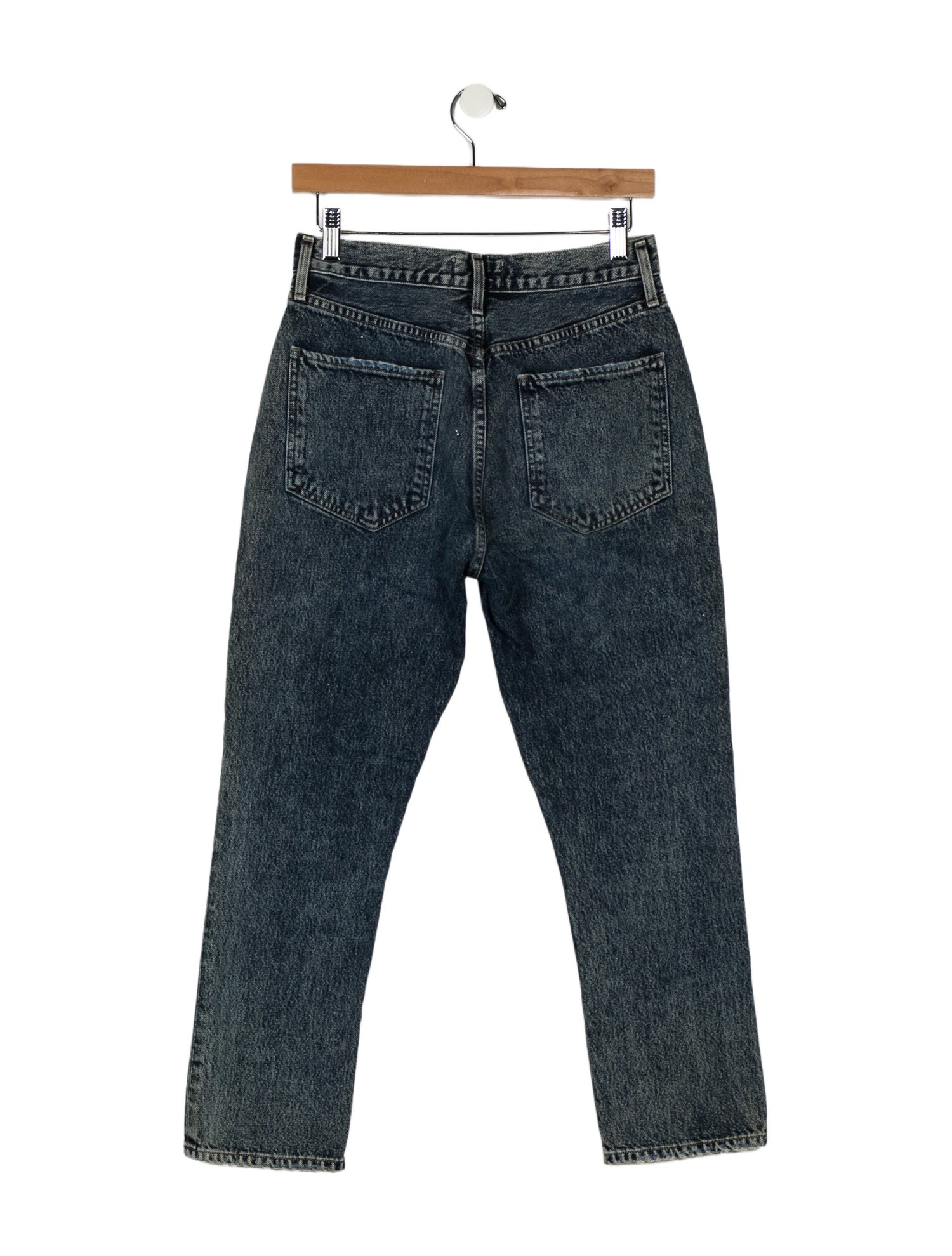 AGOLDE Mid-Rise Straight Leg Jeans